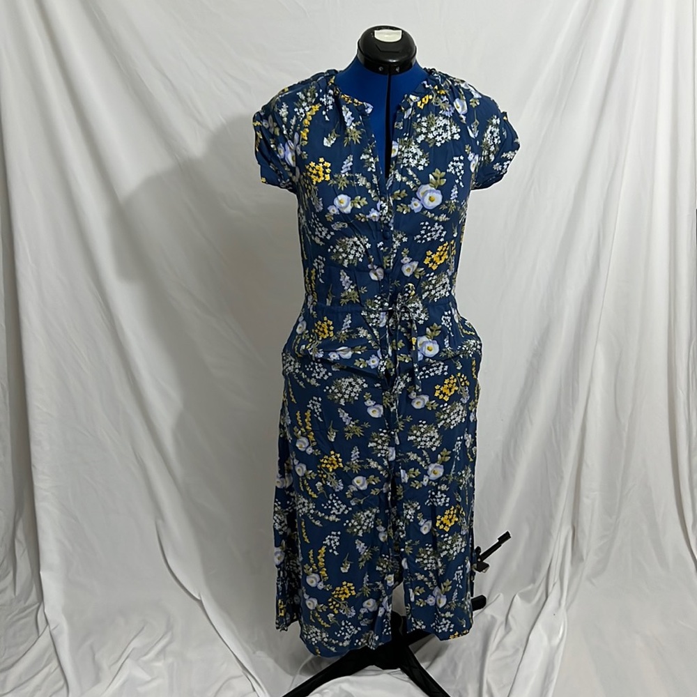 Short sleeve button up dress (has pockets!)